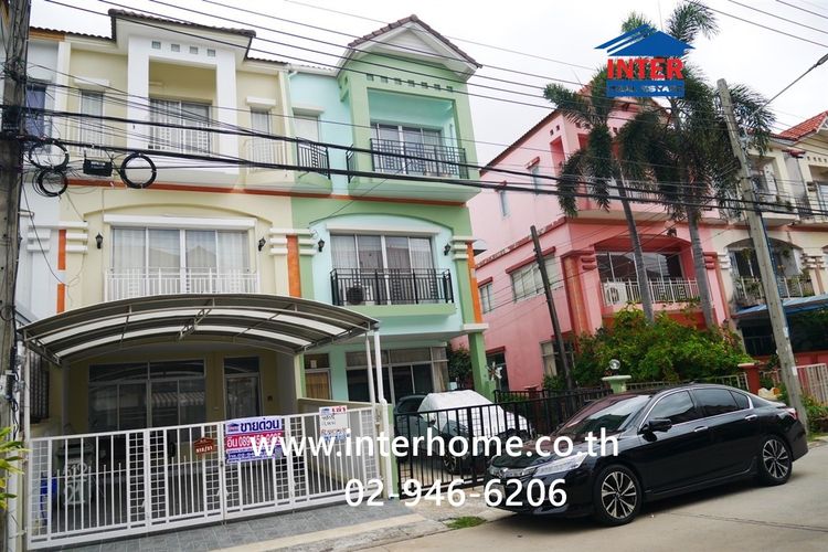 ทาวน์โฮม 3 ชั้น 28.6 ตร.ว. หมู่บ้านฟลอร่าวิลล์ ซอยเฉลิมพระเกียรติ14 ซอยเฉลิมพระเกียรติ22 แยก12 ถนนเฉลิมพระเกียรติ ถนนศรีนครินทร์ ถนนบางนา 