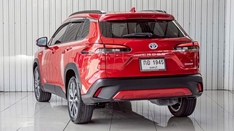 Toyota Corolla Cross 2020 1.8 Hybrid Premium Safety Utility-car ไฮบริด ไม่ติดแก๊ส เกียร์อัตโนมัติ แดง รูปที่ 3