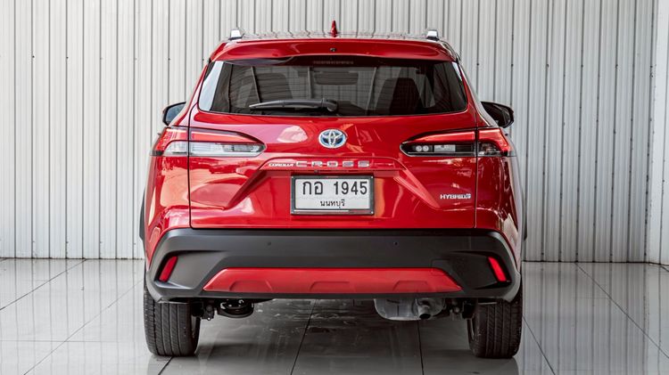 Toyota Corolla Cross 2020 1.8 Hybrid Premium Safety Utility-car ไฮบริด ไม่ติดแก๊ส เกียร์อัตโนมัติ แดง รูปที่ 4