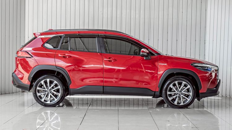 Toyota Corolla Cross 2020 1.8 Hybrid Premium Safety Utility-car ไฮบริด ไม่ติดแก๊ส เกียร์อัตโนมัติ แดง รูปที่ 2