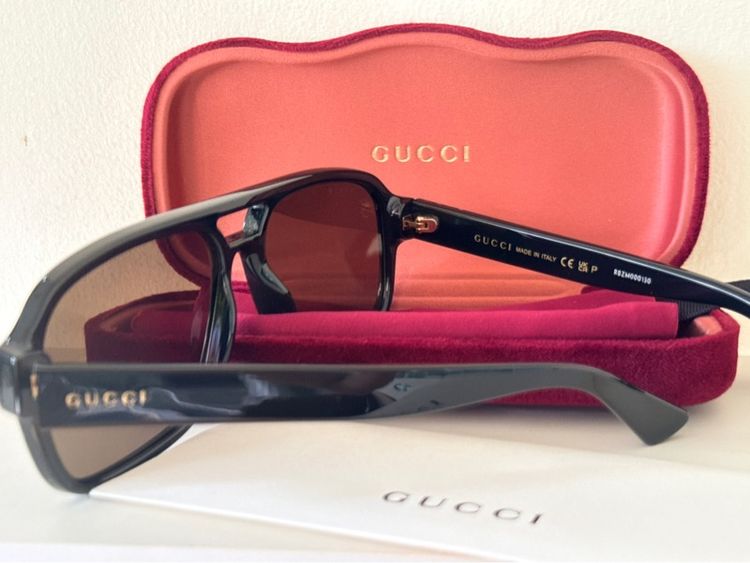 แว่นตากันแดด GUCCI มือหนึ่ง ของแท้ พร้อมอุปกรณ์  รูปที่ 6