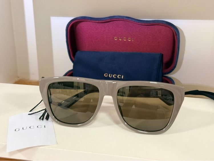 แว่นตากันแดด GUCCI มือหนึ่ง ของแท้ พร้อมอุปกรณ์  รูปที่ 15