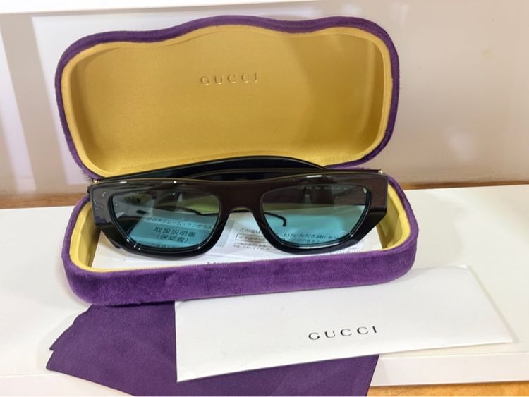 แว่นตากันแดด GUCCI มือหนึ่ง ของแท้ พร้อมอุปกรณ์  รูปที่ 12