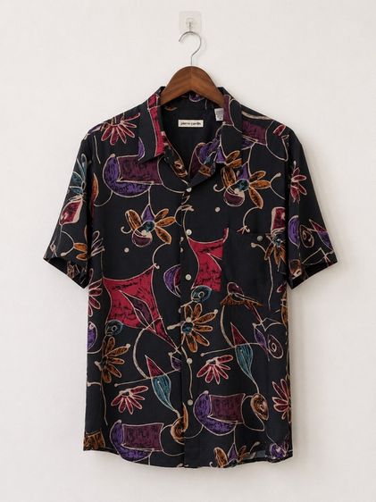 เสื้อฮาวาย Pierre Cardin ไซส์ XL อก 44“