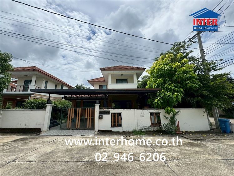 บ้านเดี่ยว 2 ชั้น 72.1 ตร.ว. หมู่บ้านเฟื่องสุข 5 บางบัวทอง ใกล้โรงเรียนสารสาสน์ บางบัวทอง ถนนกาญจนาภิเษก ถนนลำโพ บางบัวทอง นนทบุรี
