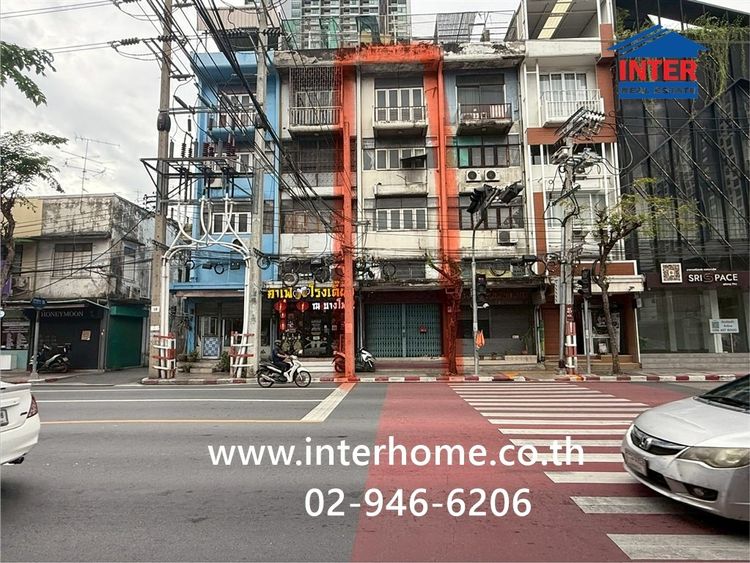อาคารพาณิชย์ 4.5 ชั้น 17 ตร.ว. อาคารพาณิชย์ ใกล้โรงพยาบาลบางโพ ใกล้ MRT บางโพ ถนนประชาราษฎร์สาย1 เขตบางซื่อ กรุงเทพมหานคร