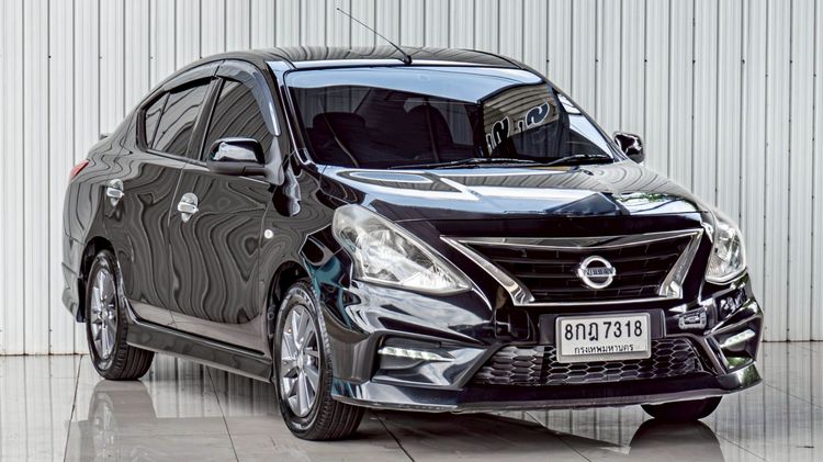 Nissan Almera 2018 1.2 E Sportech Sedan เบนซิน ไม่ติดแก๊ส เกียร์อัตโนมัติ ดำ