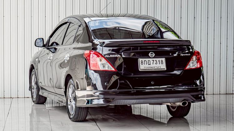 Nissan Almera 2018 1.2 E Sportech Sedan เบนซิน ไม่ติดแก๊ส เกียร์อัตโนมัติ ดำ รูปที่ 3