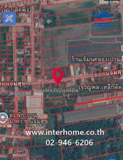 ที่ดินเปล่า 60 ตร.ว. ที่ดิน ซอยร่วมใจ1-2 ซอยแจ่มสุข ถนนรังสิต-ปทุมธานี ถนนเลียบคลองเปรมประชากร เมืองปทุมธานี ปทุมธานี รูปที่ 3
