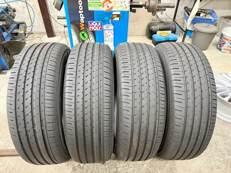 ยางถอดป้ายแดงขอบ 17” ยี่ห้อ YOKOHAMA รุ่น ADVAN V03 ขนาด 225-65R17 ปี 26 MADE IN JAPAN สีเส้นตุ่มหน้ายางยังอยู่ครบ รูปที่ 10