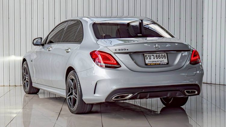 Mercedes-Benz C-Class 2021 C300e Sedan ปลั๊กอินไฮบริด (PHEV) ไม่ติดแก๊ส เกียร์อัตโนมัติ เทา รูปที่ 4