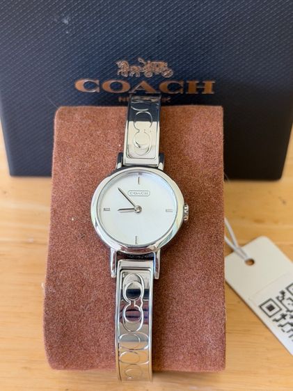 ขาว COACH Signature Studio Bangle Watch รหัสรุ่น 14501438 นาฬิกาผู้หญิง