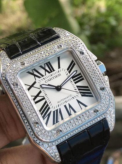 CARTIER XL Santos Diamond 100
Cartier