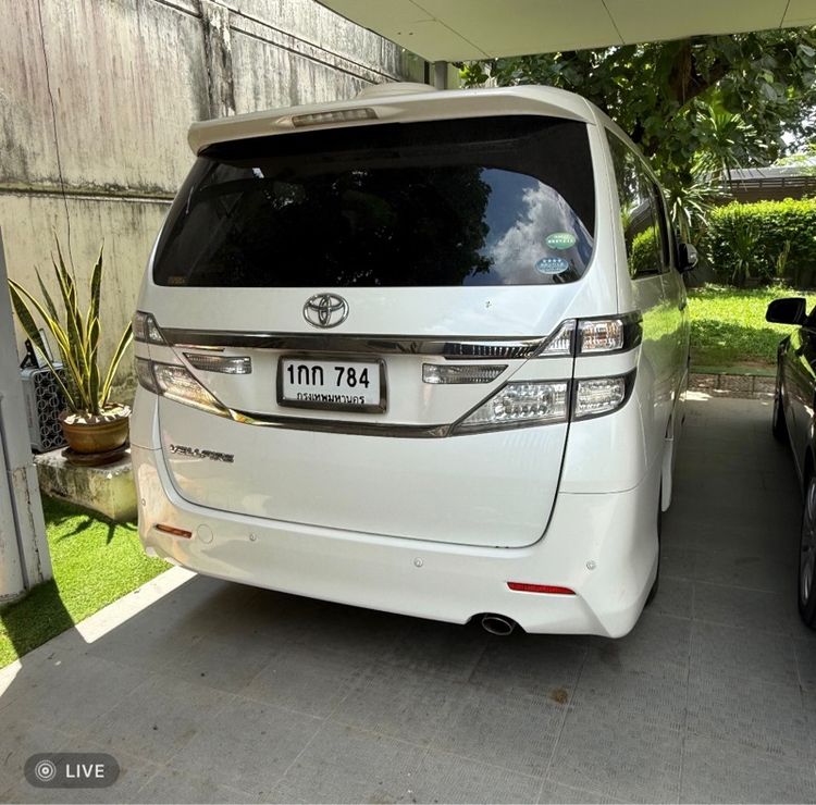 Toyota Vellfire 2012 2.4 V Van เบนซิน เกียร์อัตโนมัติ ขาว รูปที่ 2
