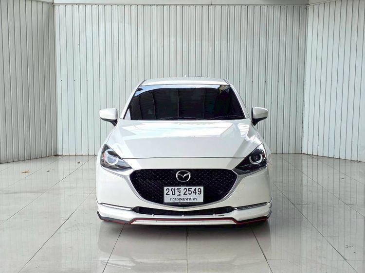 Mazda Mazda 2 2022 1.3 Skyactiv-G S Leather Sports Sedan เบนซิน ไม่ติดแก๊ส เกียร์อัตโนมัติ ขาว รูปที่ 4