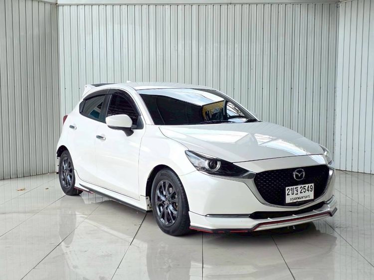 Mazda Mazda 2 2022 1.3 Skyactiv-G S Leather Sports Sedan เบนซิน ไม่ติดแก๊ส เกียร์อัตโนมัติ ขาว