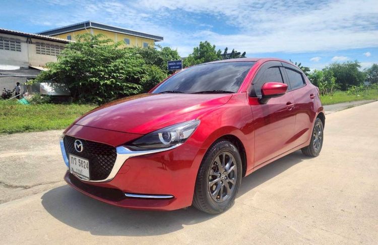 Mazda Mazda 2 2022 1.3 Sports High Plus Sedan เบนซิน ไม่ติดแก๊ส เกียร์อัตโนมัติ แดง