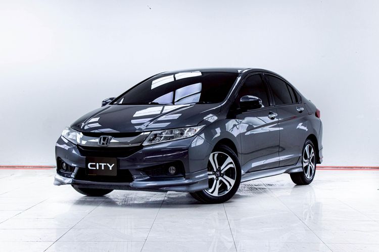 Honda City 2015 1.5 Sv i-VTEC Sedan เบนซิน ไม่ติดแก๊ส เกียร์อัตโนมัติ เทา