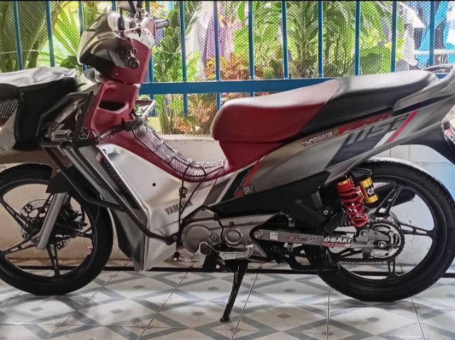 yamaha finn115cc รุ่นtop UBS สีเทาแดง