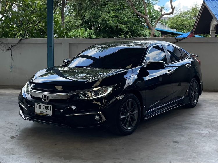 Honda Civic 2020 1.8 EL i-VTEC Sedan เบนซิน ไม่ติดแก๊ส เกียร์อัตโนมัติ ดำ