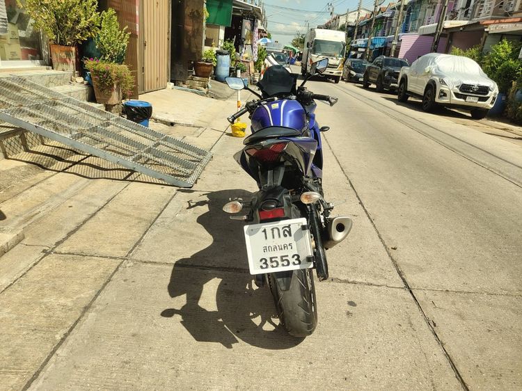 🛵ยังไงก็ขาย R3 ปี 60 เครื่องดี สีสวย สตาร์ทมือ (ไฟABSโชว์) เล่มชุดโอนครบ+เปลี่ยนถ่ายน้ำมันเครื่องฟรี ขายตามสภาพ ไม่มีส่งฟรี รูปที่ 6