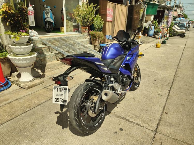 🛵ยังไงก็ขาย R3 ปี 60 เครื่องดี สีสวย สตาร์ทมือ (ไฟABSโชว์) เล่มชุดโอนครบ+เปลี่ยนถ่ายน้ำมันเครื่องฟรี ขายตามสภาพ ไม่มีส่งฟรี รูปที่ 8