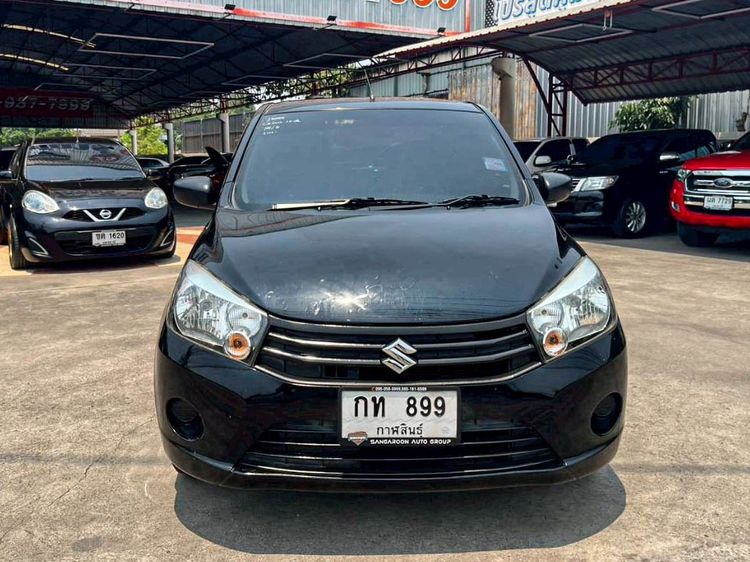 Suzuki Celerio 2018 1.0 GL Sedan เบนซิน ไม่ติดแก๊ส เกียร์อัตโนมัติ ดำ รูปที่ 2