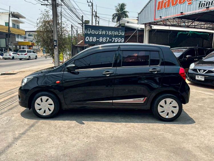 Suzuki Celerio 2018 1.0 GL Sedan เบนซิน ไม่ติดแก๊ส เกียร์อัตโนมัติ ดำ รูปที่ 4
