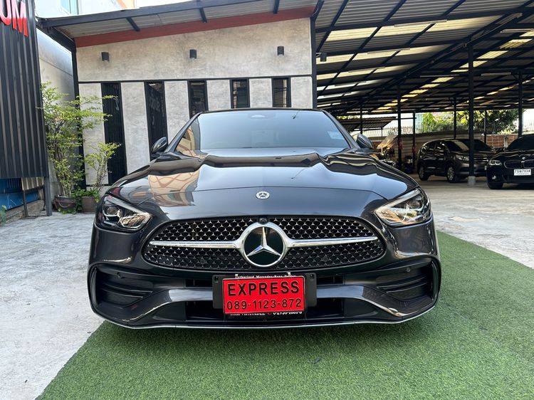 รถ Mercedes-Benz C-Class C220 สี เทา