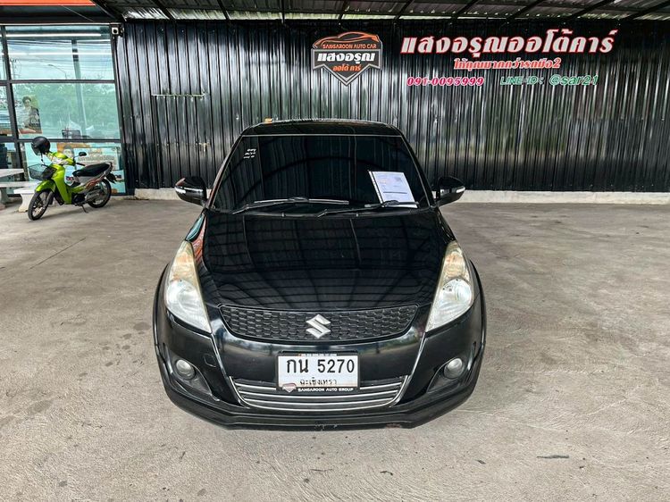 Suzuki Swift 2013 1.2 GLX Sedan เบนซิน ไม่ติดแก๊ส เกียร์อัตโนมัติ ดำ รูปที่ 2