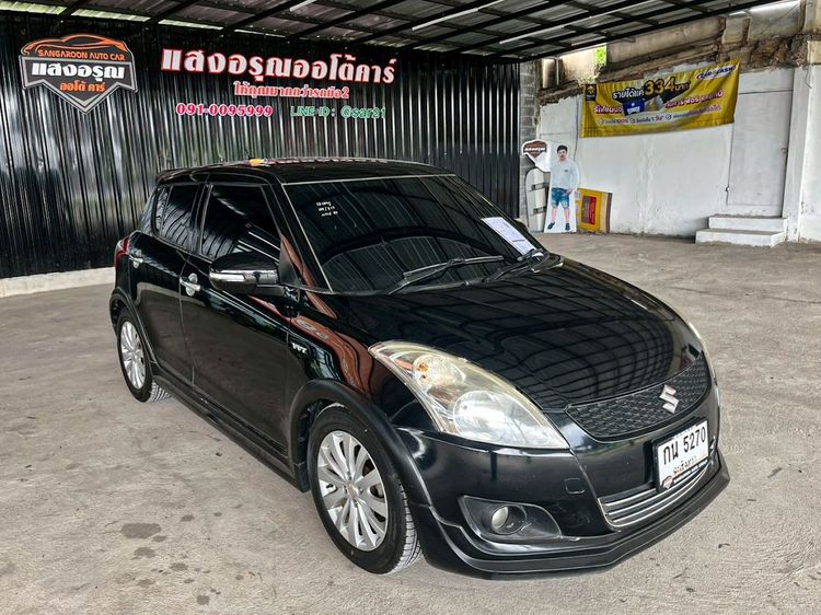 Suzuki Swift 2013 1.2 GLX Sedan เบนซิน ไม่ติดแก๊ส เกียร์อัตโนมัติ ดำ รูปที่ 3