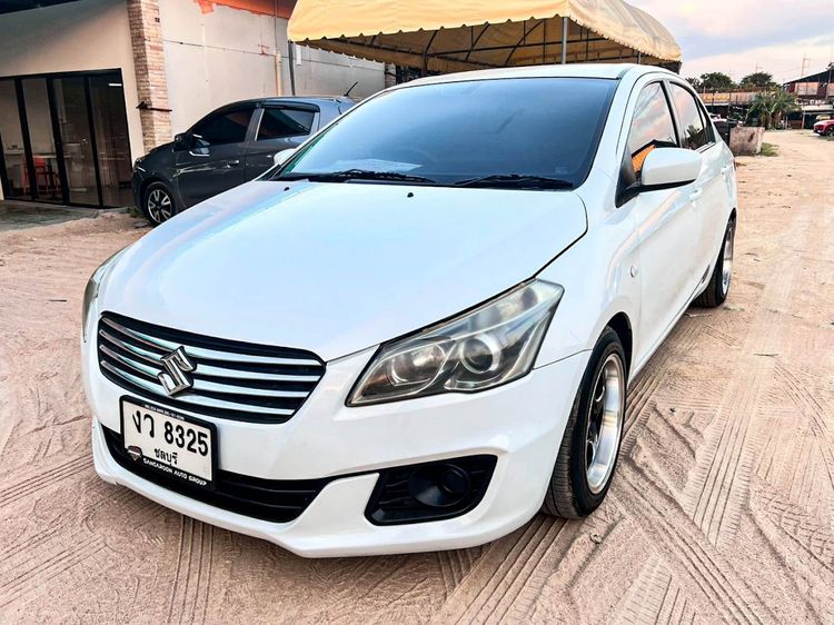 Suzuki Ciaz 2018 1.2 GL Sedan เบนซิน ไม่ติดแก๊ส เกียร์อัตโนมัติ ขาว
