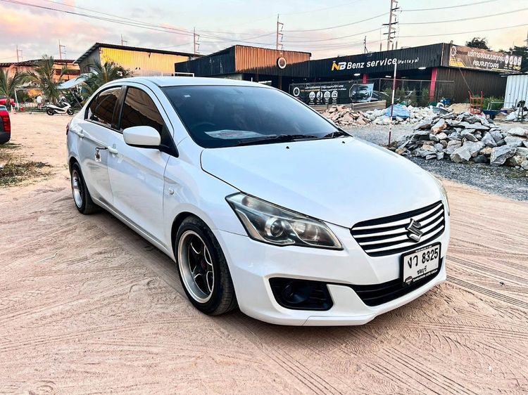 Suzuki Ciaz 2018 1.2 GL Sedan เบนซิน ไม่ติดแก๊ส เกียร์อัตโนมัติ ขาว รูปที่ 3