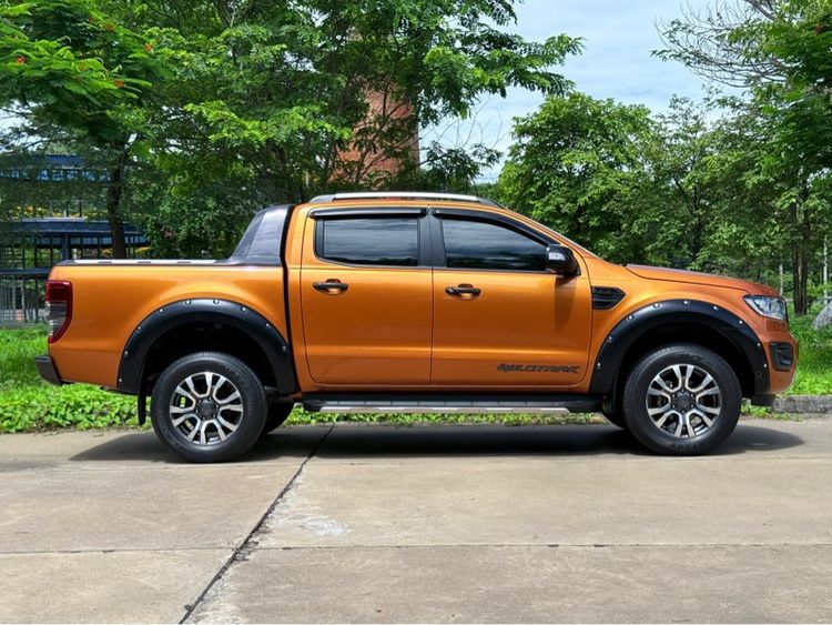 Ford Ranger 2019 2.0 Hi-Rider Wildtrak Pickup ดีเซล เกียร์อัตโนมัติ ส้ม รูปที่ 3