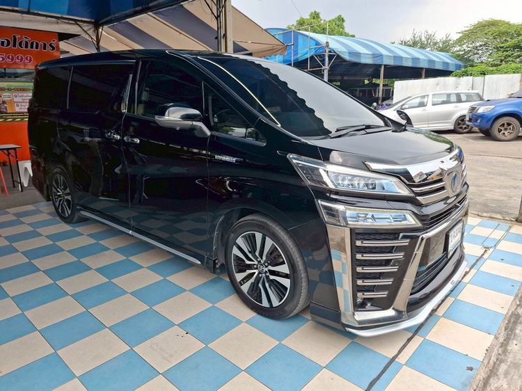 Toyota Vellfire 2019 2.5 HV Z 4WD Utility-car ไฮบริด ไม่ติดแก๊ส เกียร์อัตโนมัติ ดำ รูปที่ 3