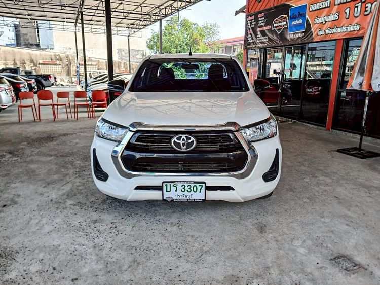 Toyota Hilux Revo 2021 Smart Cab 2.4 Entry Z Edition Pickup ดีเซล ไม่ติดแก๊ส เกียร์ธรรมดา ขาว รูปที่ 2