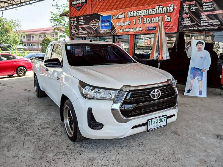 Toyota Hilux Revo 2021 Smart Cab 2.4 Entry Z Edition Pickup ดีเซล ไม่ติดแก๊ส เกียร์ธรรมดา ขาว รูปที่ 3