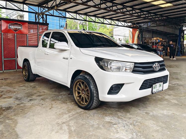 Toyota Hilux Revo 2015 2.4 J Pickup ดีเซล ไม่ติดแก๊ส เกียร์ธรรมดา ขาว รูปที่ 3