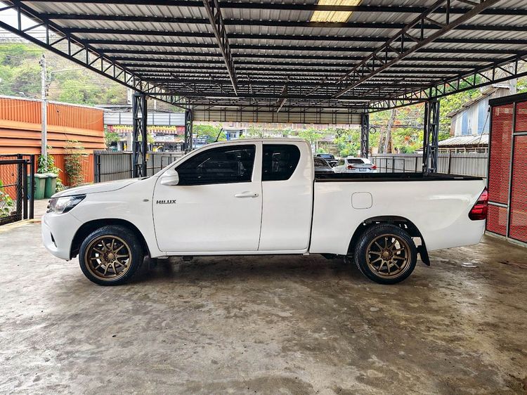 Toyota Hilux Revo 2015 2.4 J Pickup ดีเซล ไม่ติดแก๊ส เกียร์ธรรมดา ขาว รูปที่ 4