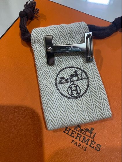 📣📣NEW ของใหม่อุปกรณ์ครบ แท้💯เข็มขัด Hermes Focus 13 mm Belt Size 90 สี Noir และ Gold หัวเงิน อุปกรณ์ครบกล่อง รูปที่ 3