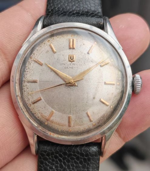 เงิน อื่นๆ นาฬิกา Vintage Universal ระบบไขลาน ตัวลึกๆหายากมาก ราคาแบ่งปันครับ