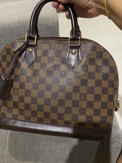 👜แท้ 💯 Louis Vuitton Alma PM Damier Ebene สภาพสวย ทรงเป๊ะ คลาสสิกถือคล่องตัว พร้อมถุงผ้า รูปที่ 7