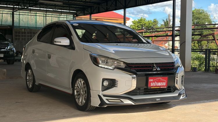 Mitsubishi Attrage 2021 1.2 GLS Limited Sedan เบนซิน ไม่ติดแก๊ส เกียร์อัตโนมัติ ขาว