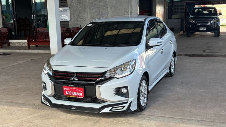 Mitsubishi Attrage 2021 1.2 GLS Limited Sedan เบนซิน ไม่ติดแก๊ส เกียร์อัตโนมัติ ขาว รูปที่ 2