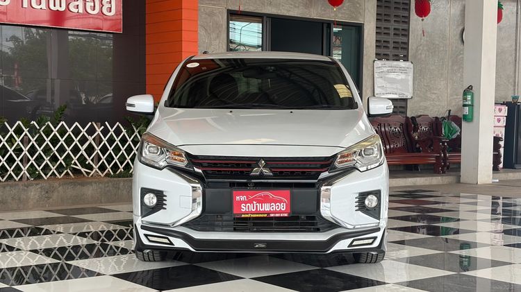 Mitsubishi Attrage 2021 1.2 GLS LTD Sedan เบนซิน ไม่ติดแก๊ส เกียร์อัตโนมัติ ขาว รูปที่ 2