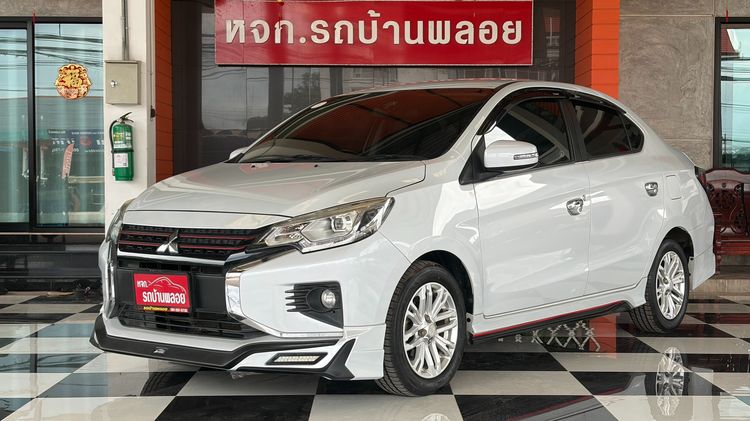 รถ Mitsubishi Attrage 1.2 GLS LTD สี ขาว