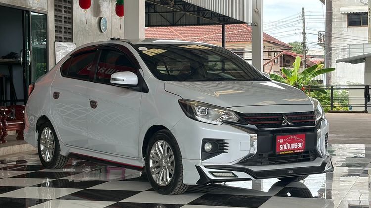 Mitsubishi Attrage 2021 1.2 GLS LTD Sedan เบนซิน ไม่ติดแก๊ส เกียร์อัตโนมัติ ขาว รูปที่ 3