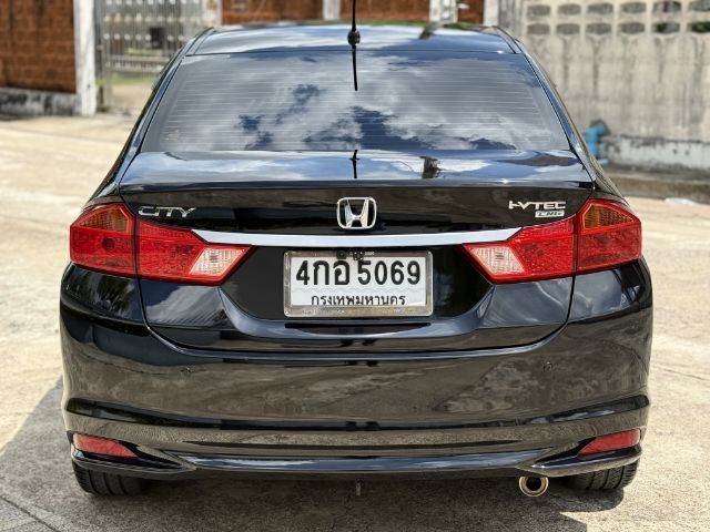 Honda City 2016 1.5 S CNG Sedan เบนซิน NGV เกียร์อัตโนมัติ ดำ รูปที่ 4