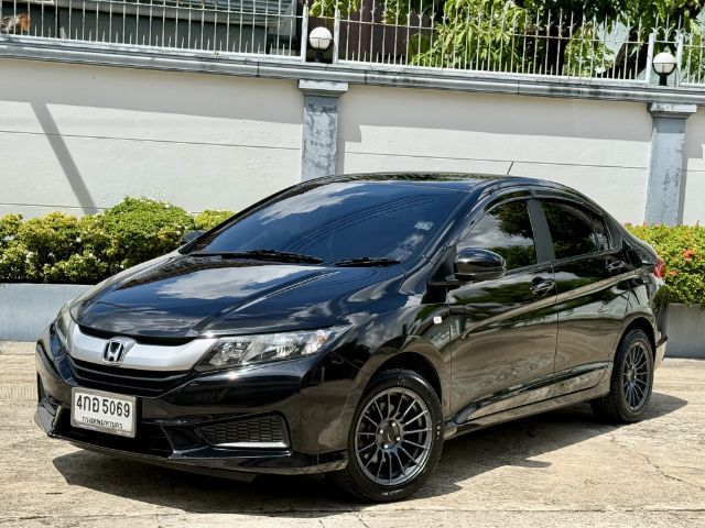 Honda City 2016 1.5 S CNG Sedan เบนซิน NGV เกียร์อัตโนมัติ ดำ รูปที่ 2