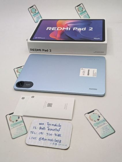 Xiaomi อื่นๆ 256 GB ขาย เทิร์น Redmi Pad 2 Wifi Ram 8 Rom 256 ศูนย์ไทย สภาพใหม่เอี่ยม มีตัวเครื่อง และกล่อง ไม่มีอุปกรณ์อื่น ประกันยาว เพียง 4,390 บาท ครับ